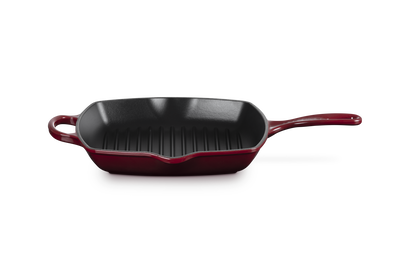 Quadratische Grillpfanne aus Gusseisen