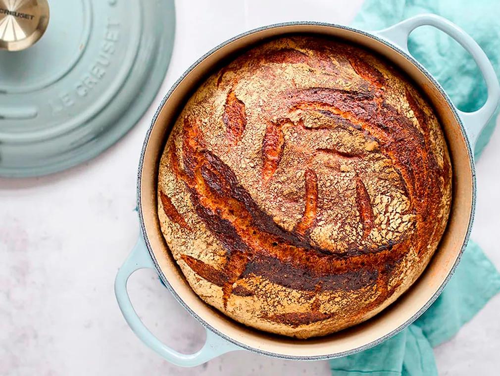 Topfbrot mit Sauerteig