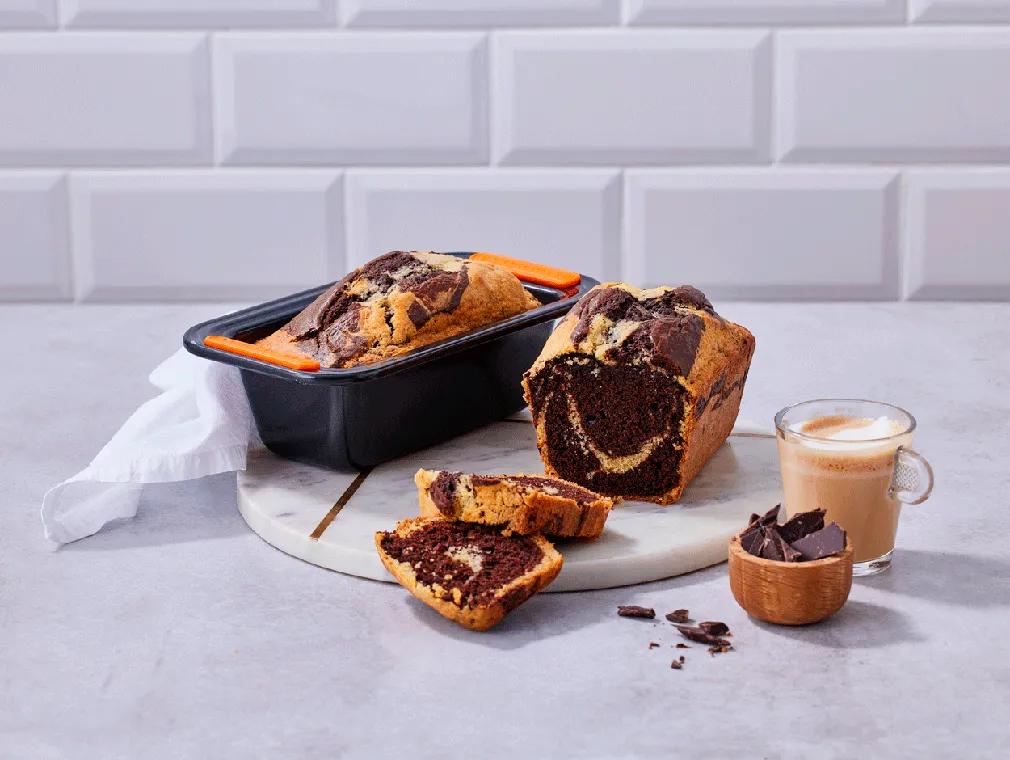 Mini-Marmorkuchen aus der Kastenform