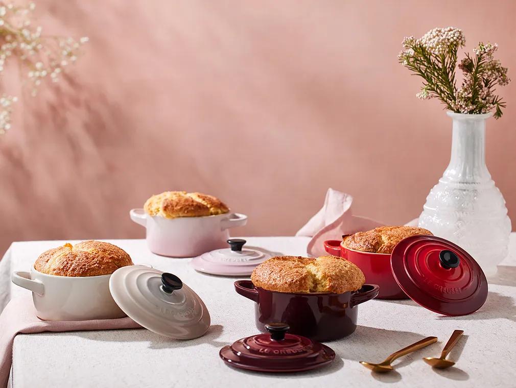 Karamellisierter Peach-Cobbler
