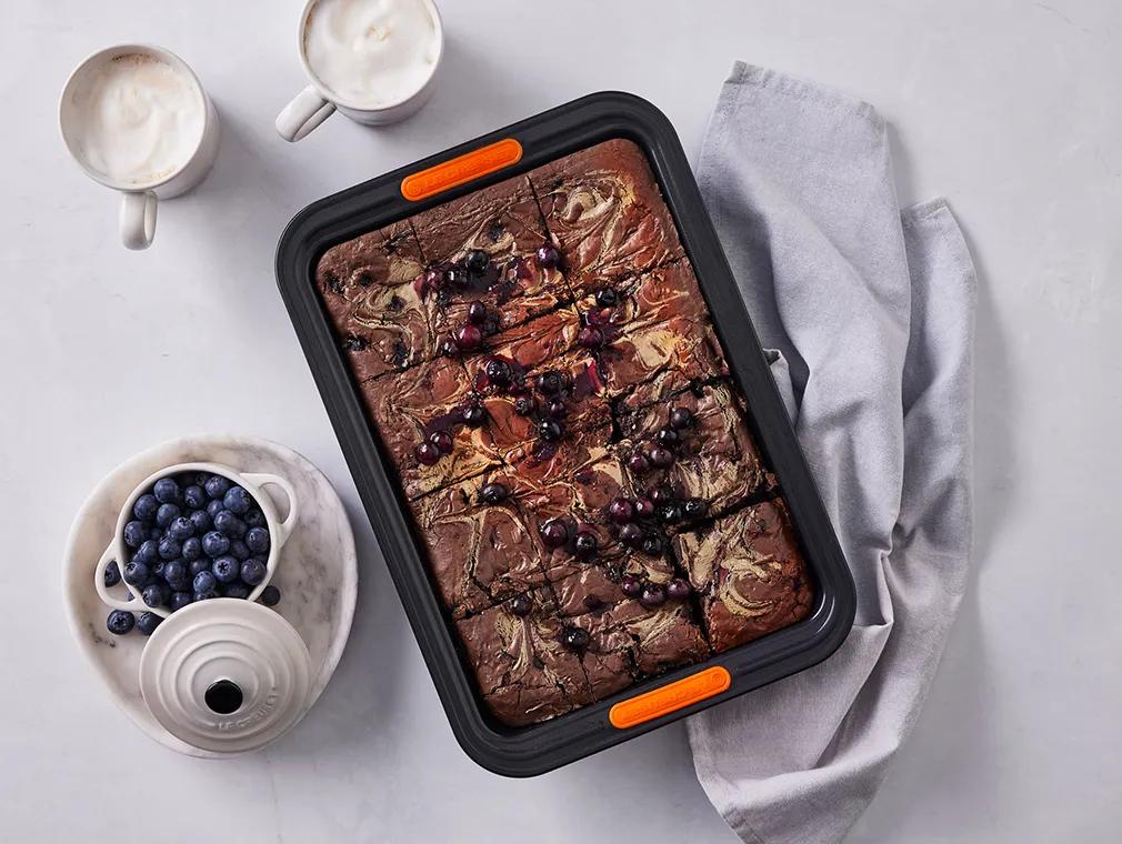 Schoko-Heidelbeer-Brownies