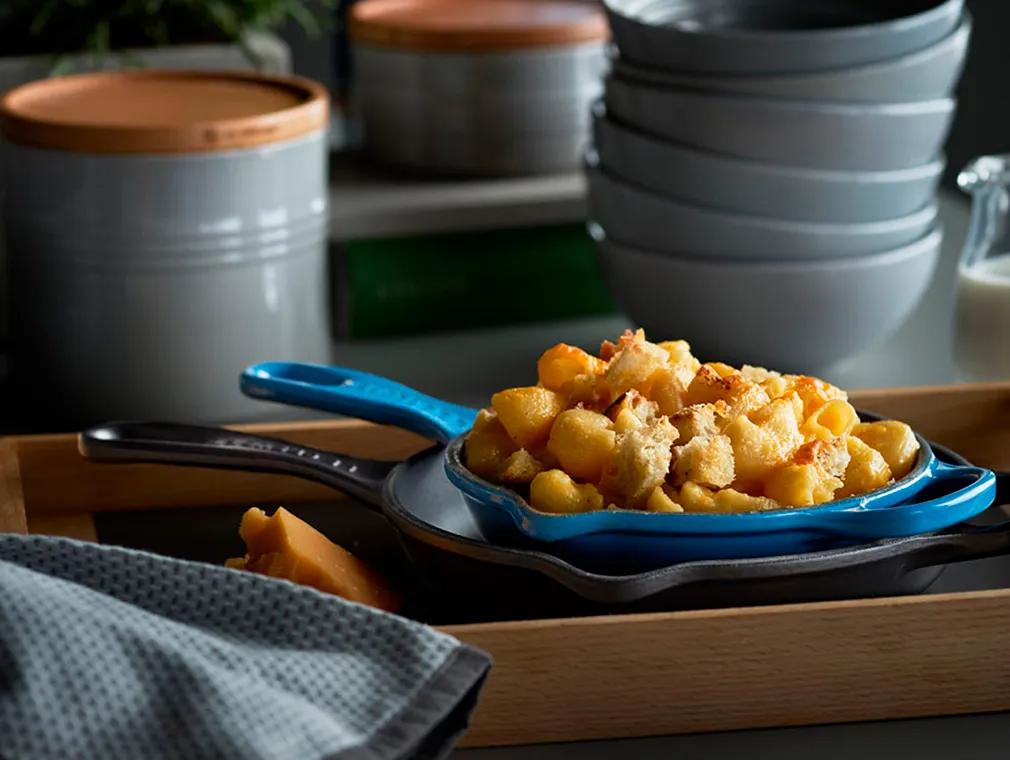 Mac & Cheese mit Croutons