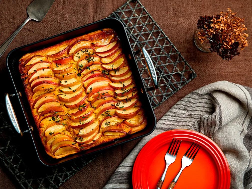 Apfel-Zitronen-Thymian-Tarte