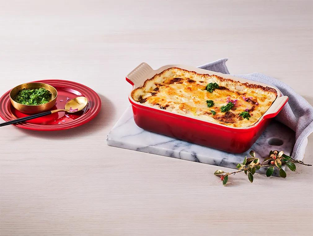 Kartoffelgratin mit Dreierlei Käse