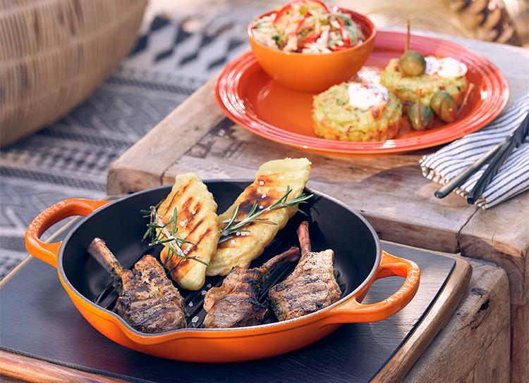 Fladenbrot aus der Grillpfanne