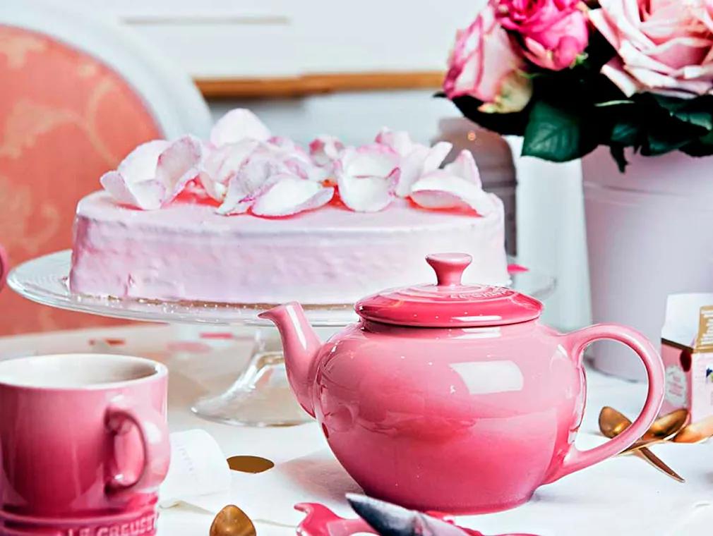 Herztorte mit Rosen