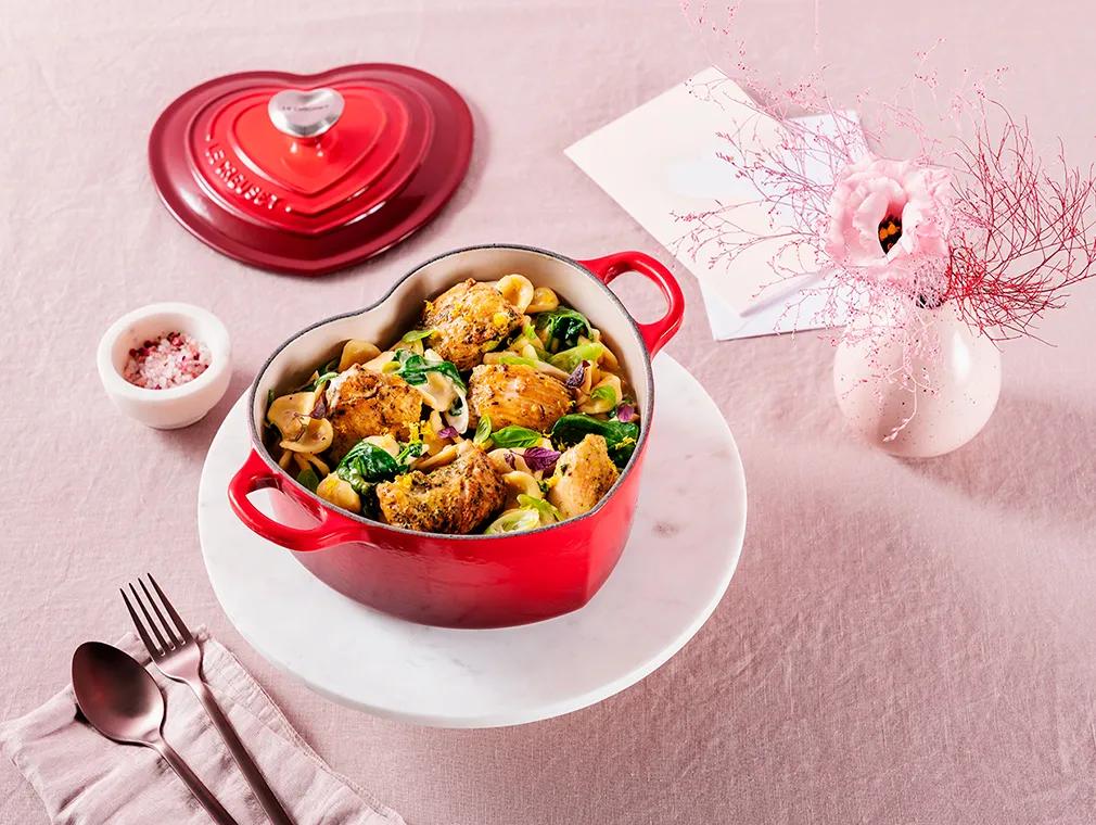 Hähnchen-Orechiette Alfredo