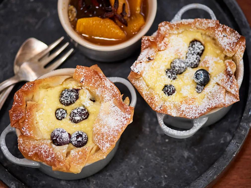 Beeren-Ricotta-Soufflé