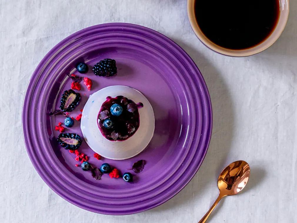 Heidelbeer Panna cotta