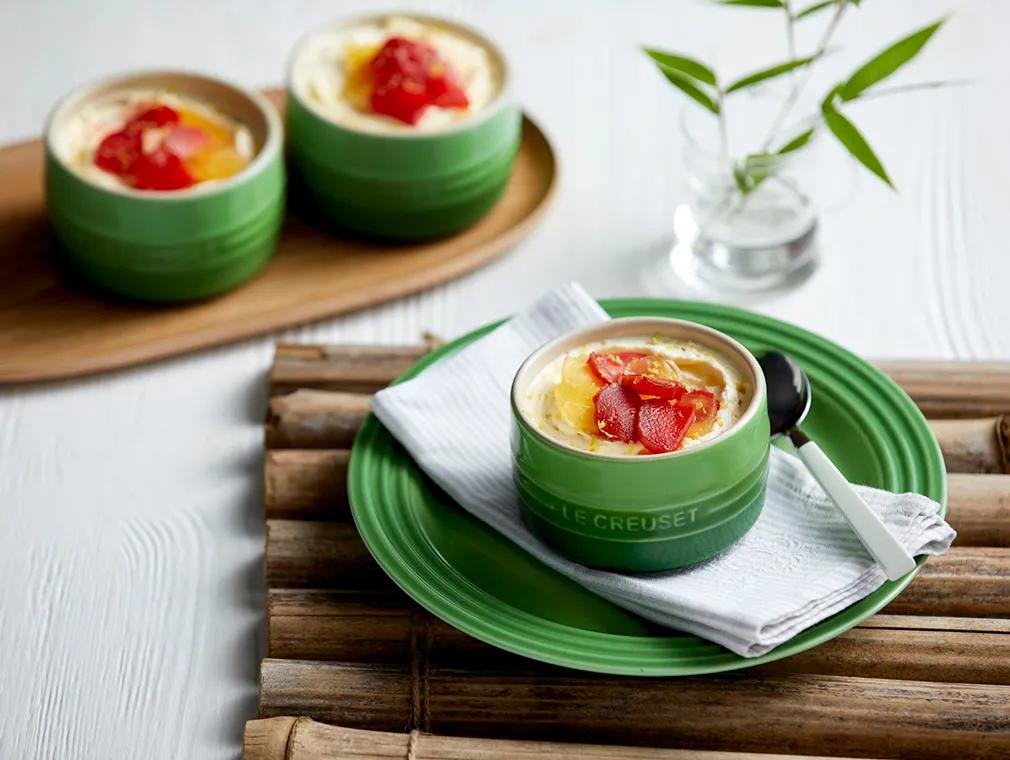 Rhabarber-Ingwer-Creme