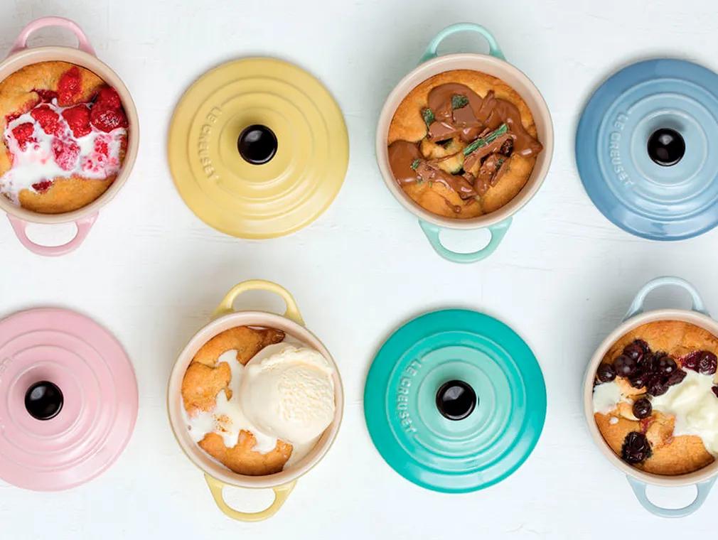 Mini-Cocotte-Cookies mit Eis