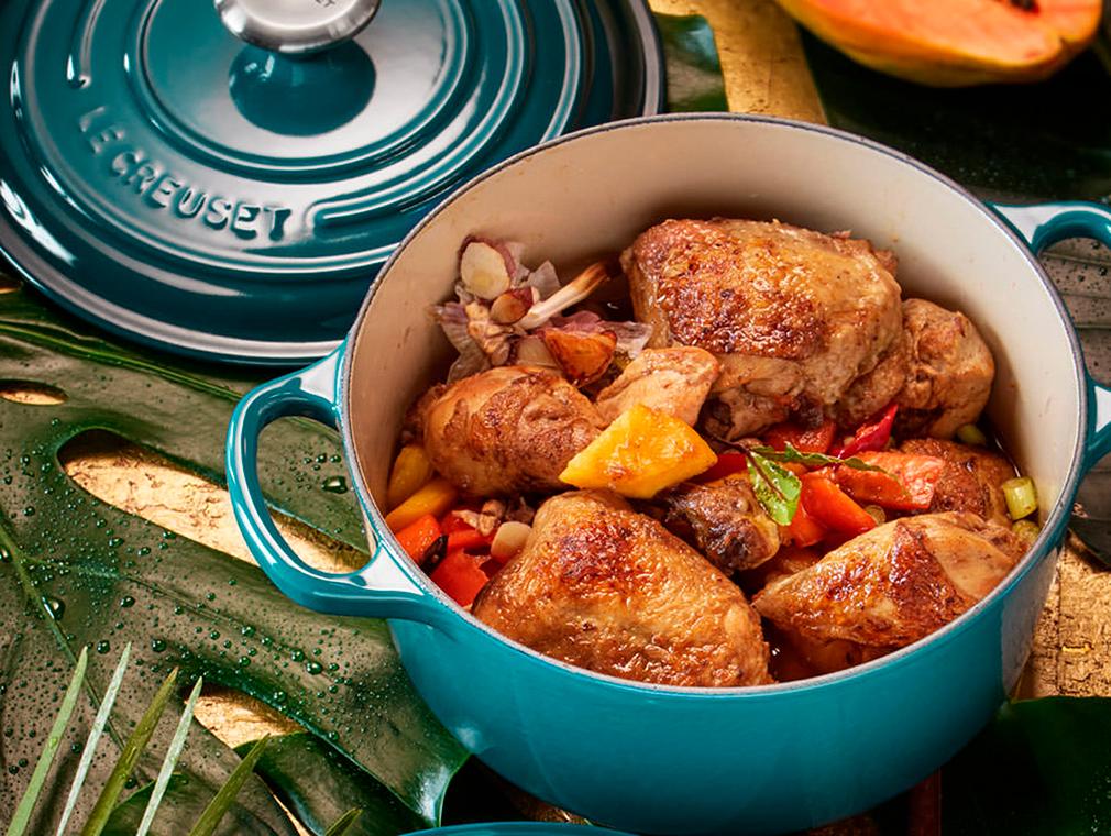 Ananas-Hähnchen-Adobo