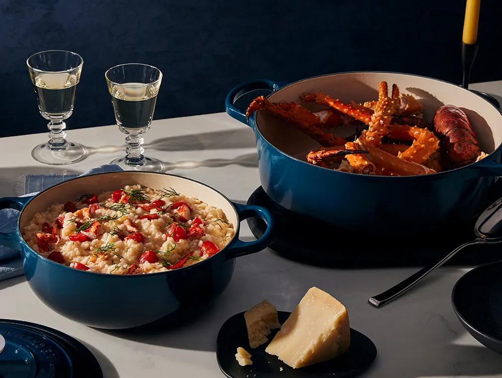 Hummer- und Krabben-Risotto